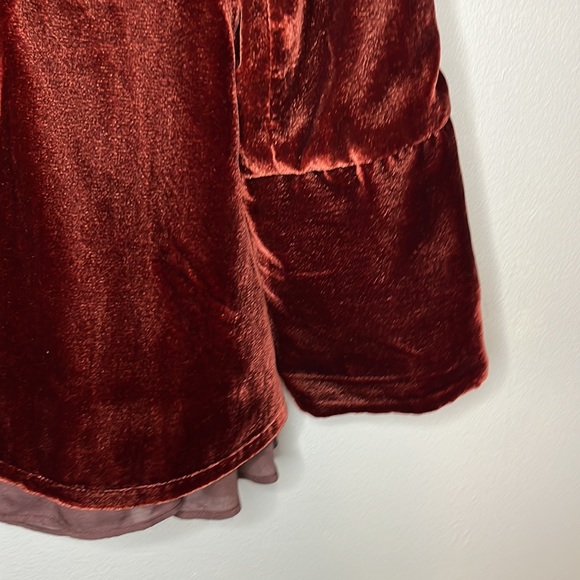 NWT Free People Velvet Military Jacket Blazer New - Picture 4 of 9